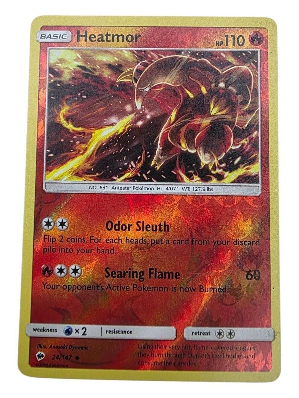 Heatmor Uncommon SM - Burning Shadows 24/147 NM